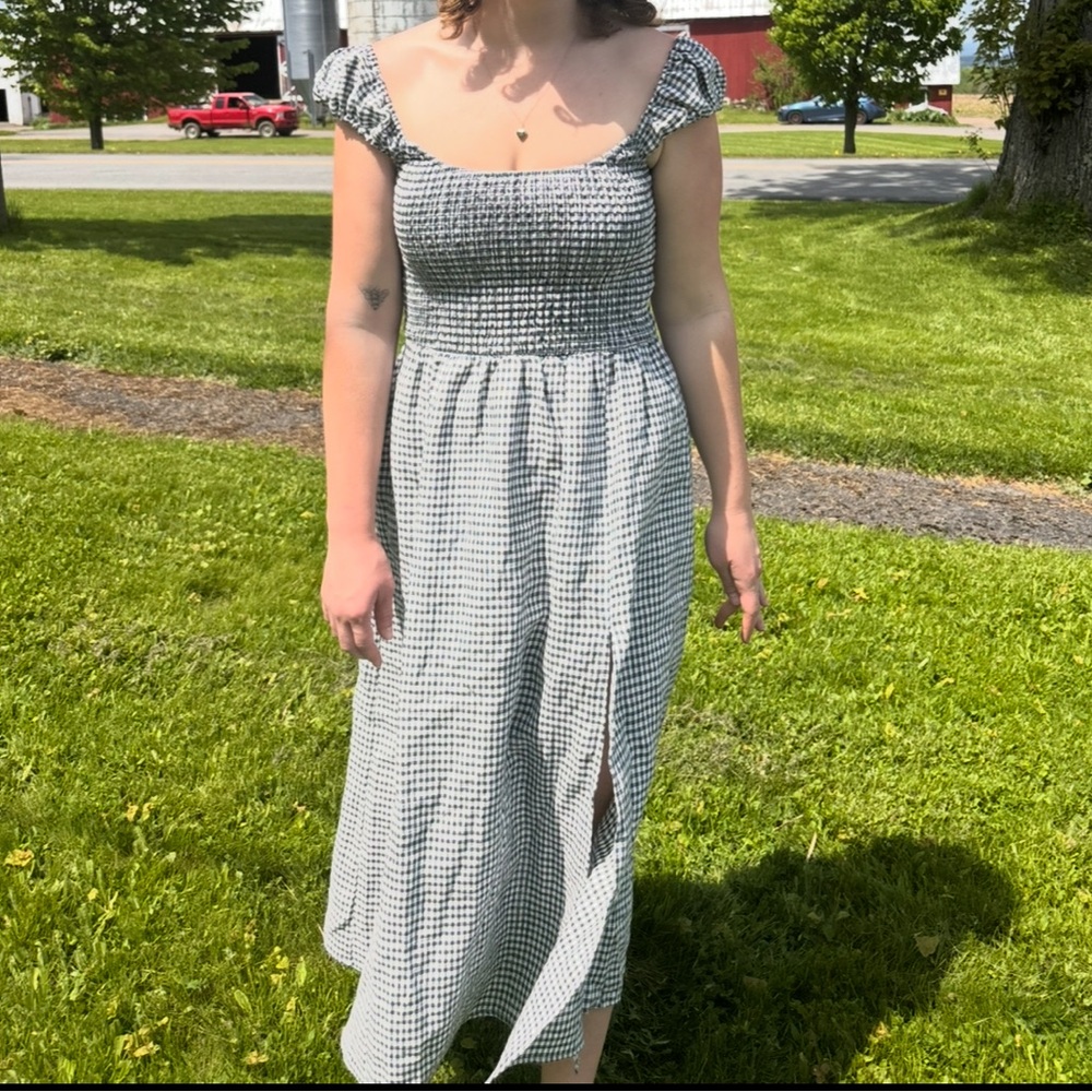 Reformation Tavi Linen Dress
